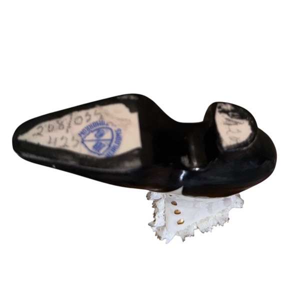 Western Germany porcelain miniature Victorian boot W&B mid-Century - Picture 6 of 6